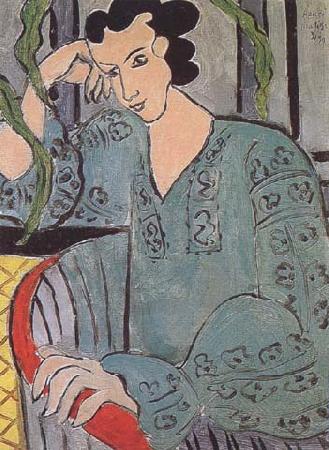 Henri Matisse The Green Romanian Blouse (mk35) China oil painting art